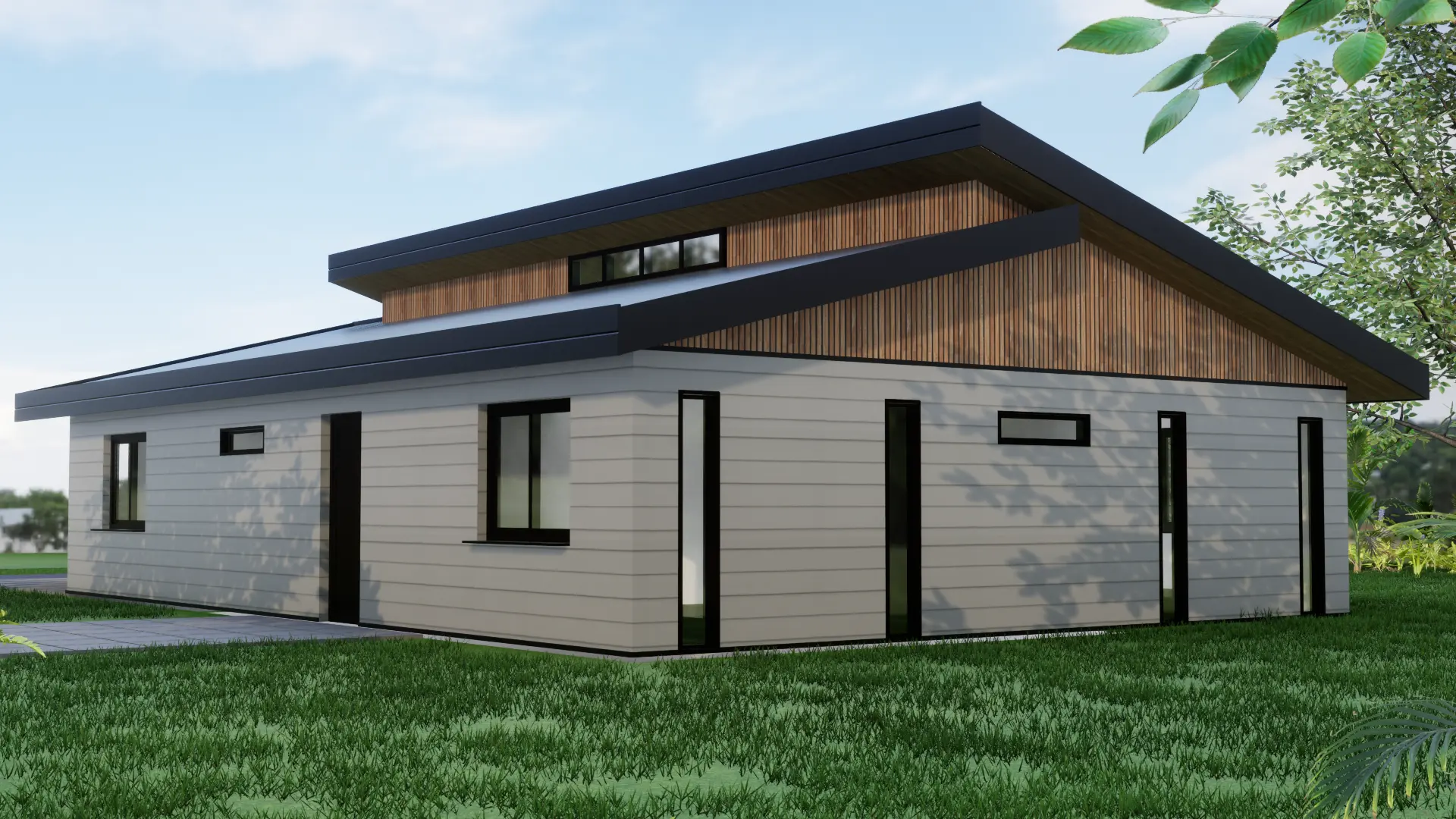 ED2 three-bedroom steel frame eco home